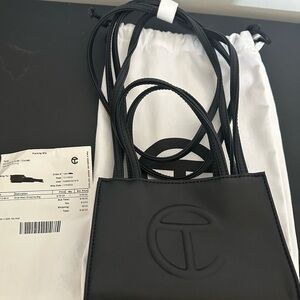 SMALL BLACK TELFAR BAG